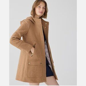 J. Crew Melton Wool Duffle Coat